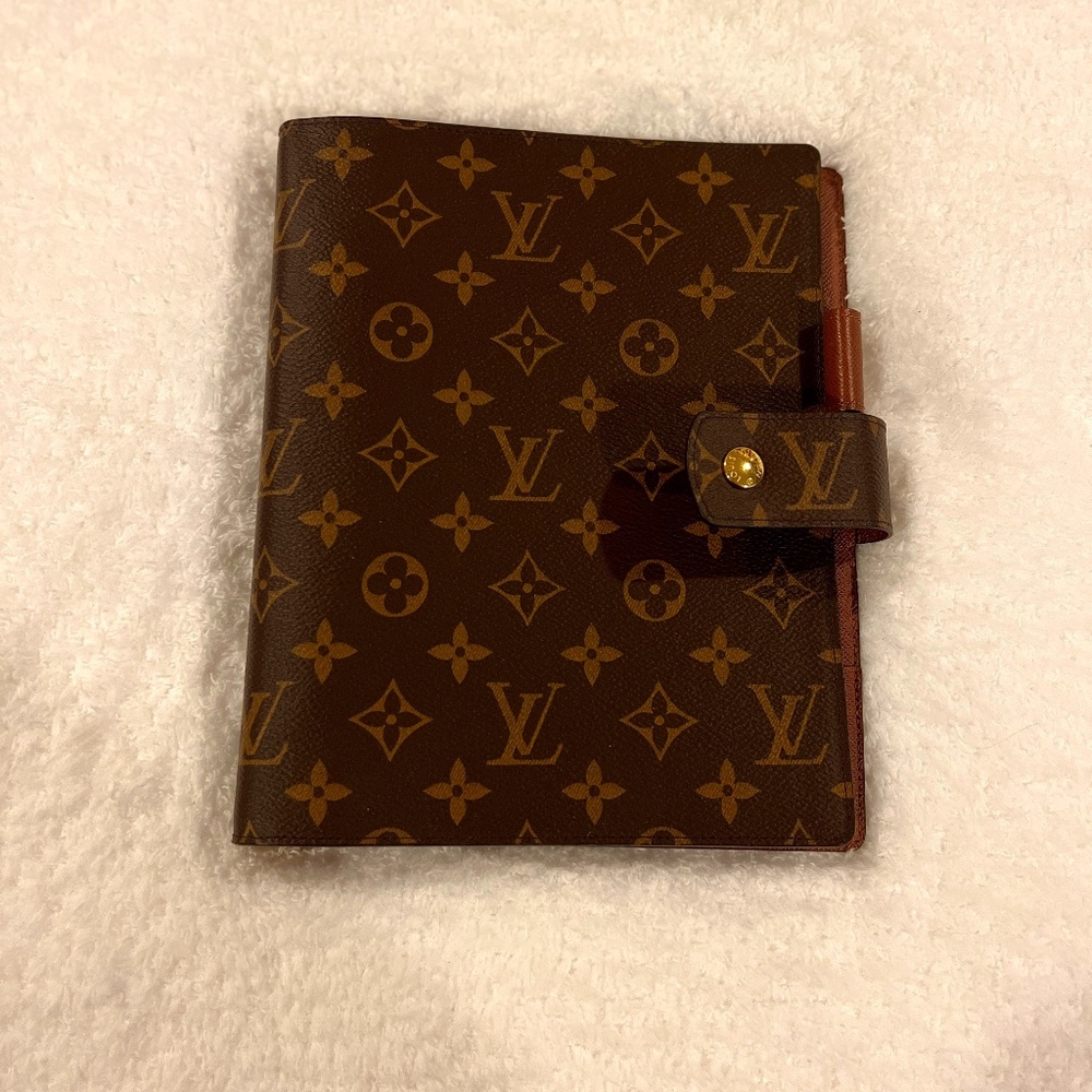 Louis Vuitton Monogram Large Ring Binder Agenda